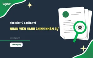 Nhân viên Hành chính nhân sự (HCNS) là gì? Mô tả công việc và kỹ năng cần có