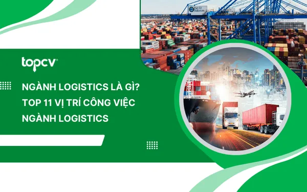 Ngành Logistics là gì? TOP 11 vị trí công việc ngành Logistics