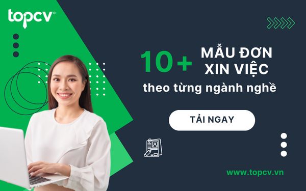 Tải 15 mẫu đơn xin việc chuẩn file Word 2025