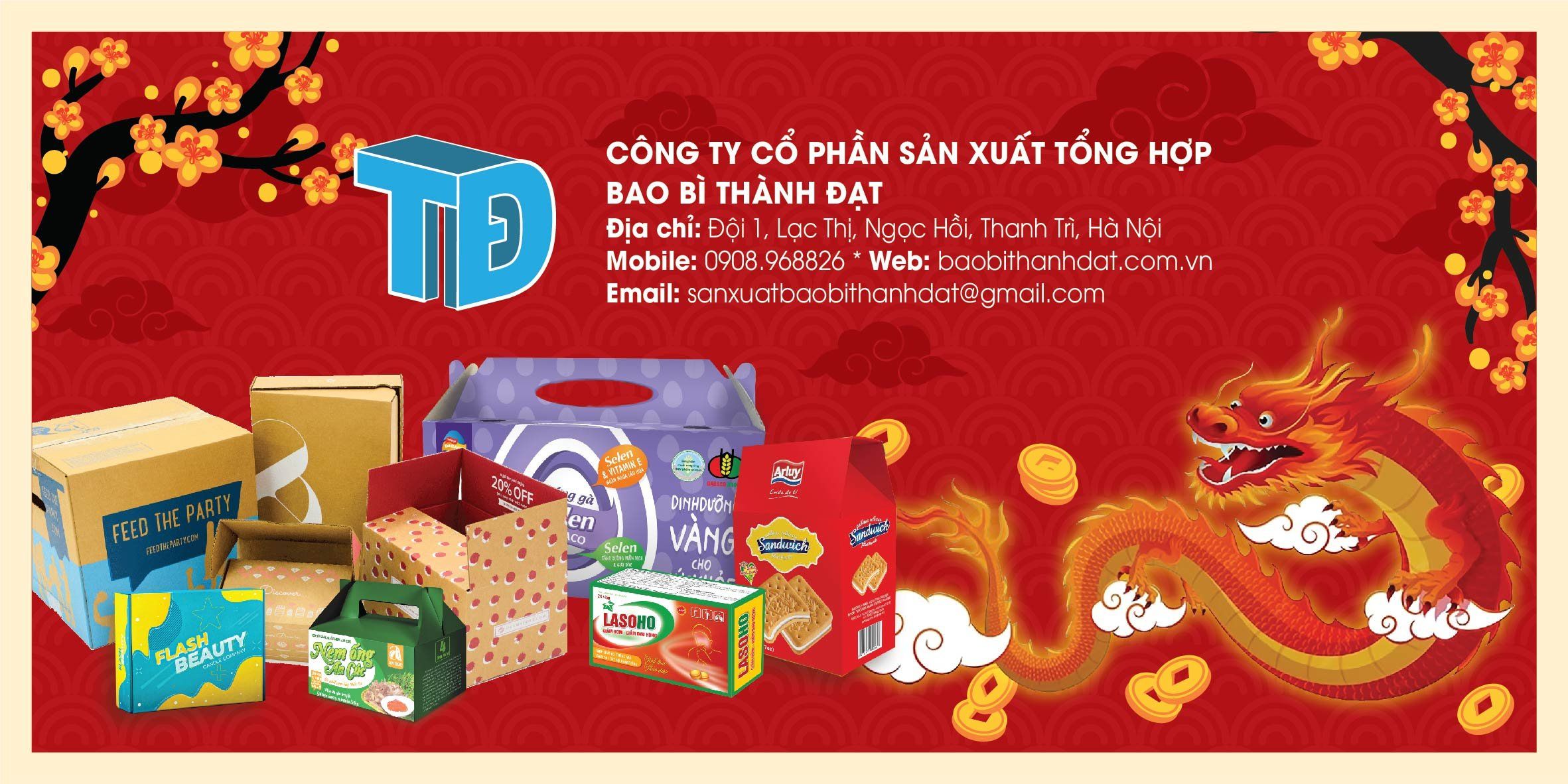 CÔNG TY CỔ PHẦN SẢN XUẤT TỔNG HỢP BAO BÌ THÀNH ĐẠT