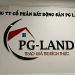 CÔNG TY CỔ PHẦN BẤT ĐỘNG SẢN PG LAND