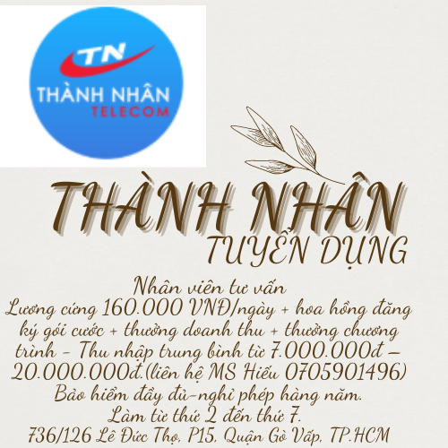CÔNG TY TNHH TMDV& VIỄN THÔNG THÀNH NH N
