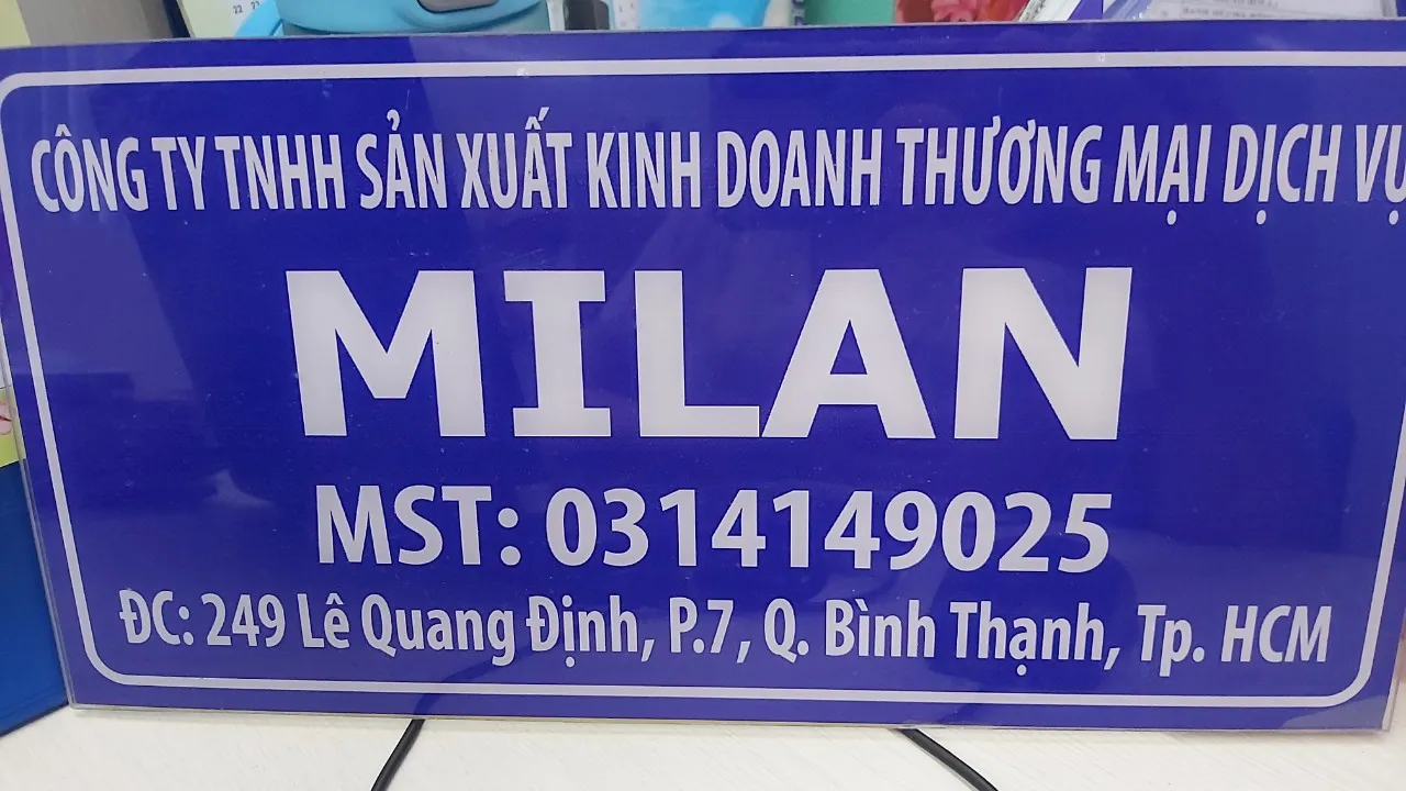 Công ty SXKD TMDV MILAN