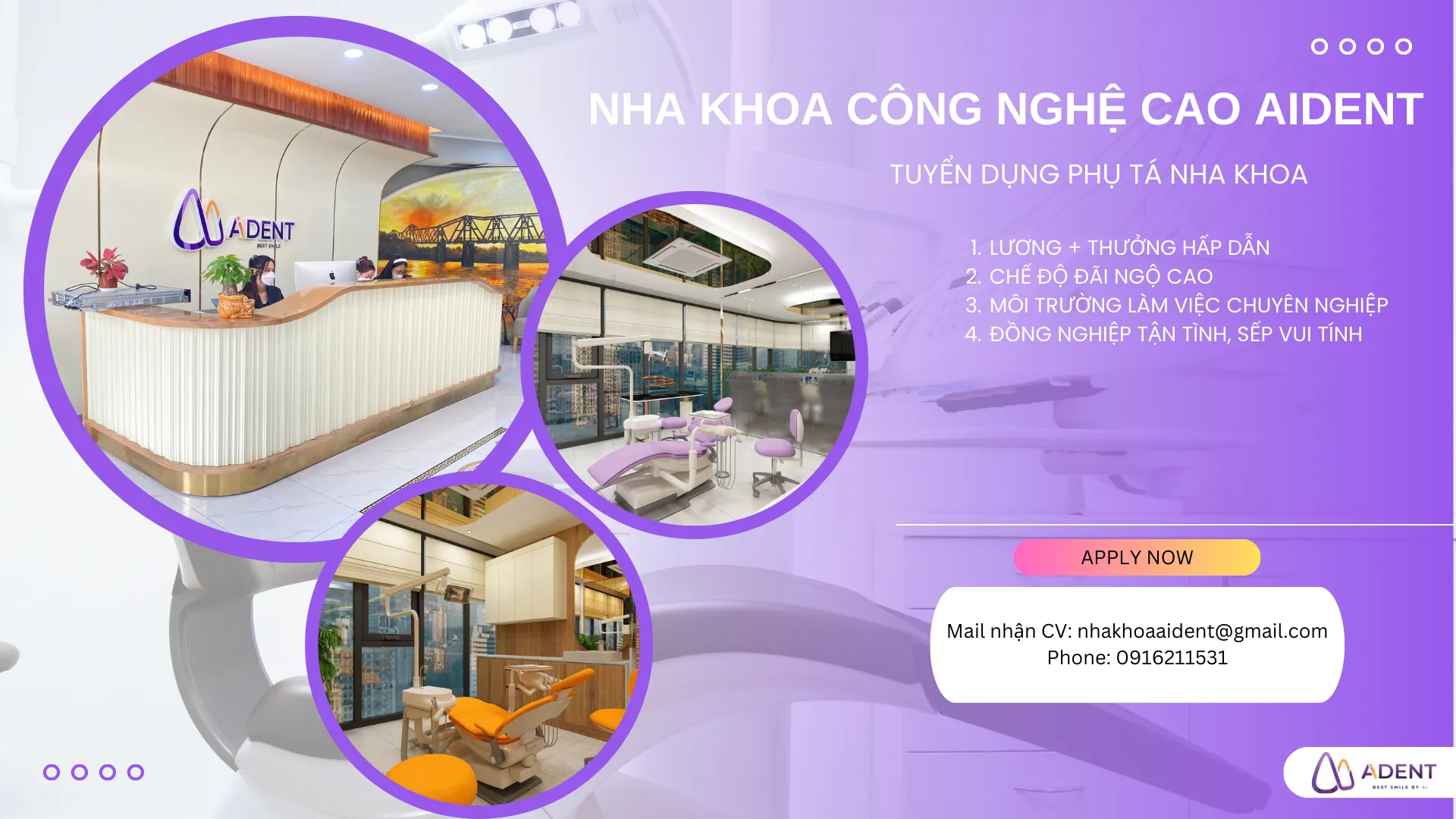 CÔNG TY CỔ PHẦN NHA KHOA CÔNG NGHỆ CAO AIDENT