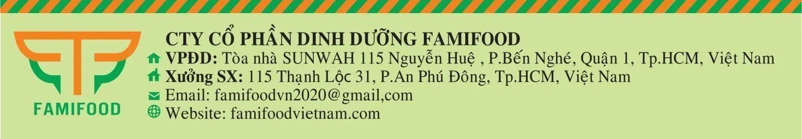 CÔNG TY CỔ PHẦN DINH DƯỠNG FAMIFOOD