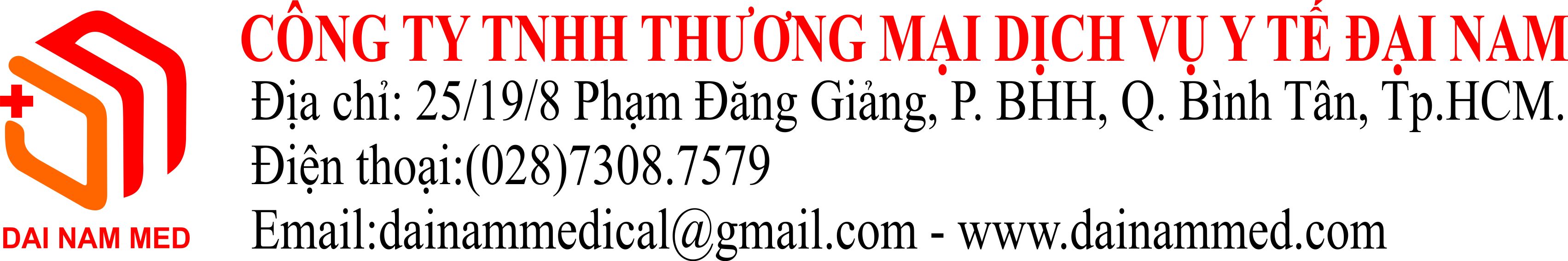 CÔNG TY TNHH THƯƠNG MẠI DỊCH VỤ Y TẾ ĐẠI NAM