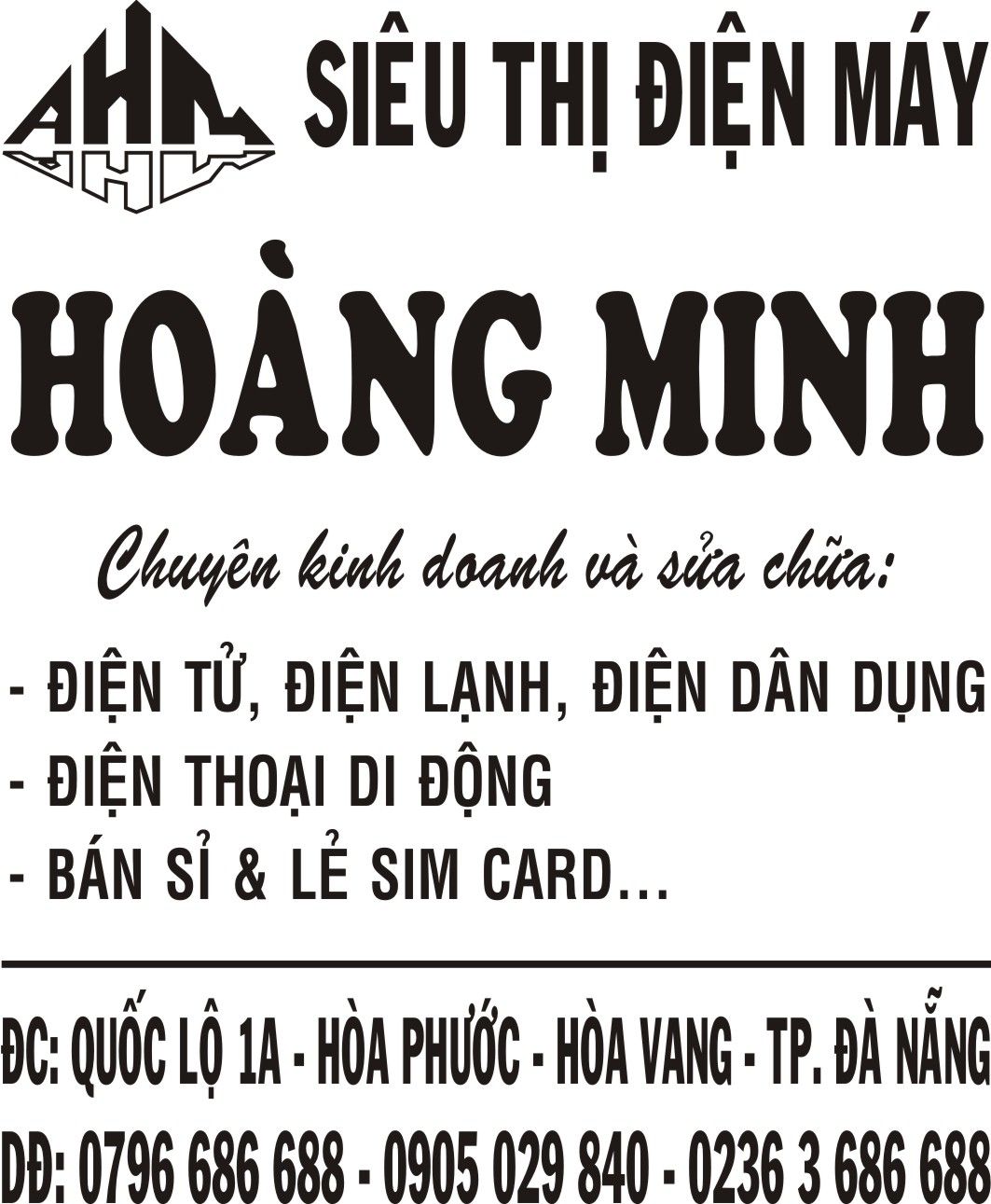Công ty TNHH MTV Anh Hoàng Minh