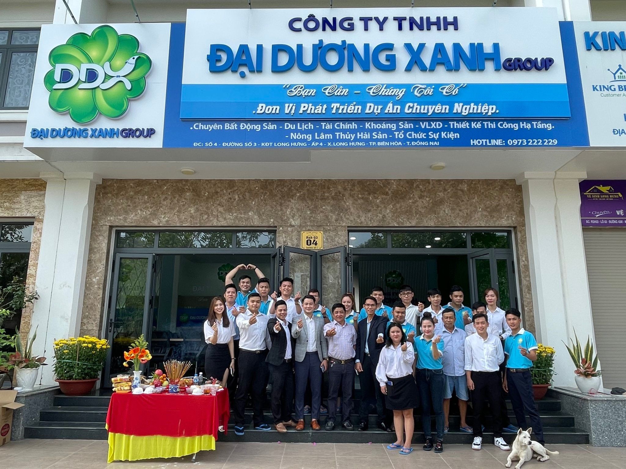 Cônh ty Đầu Tư và Phát Triển Đại Dương Xanh
