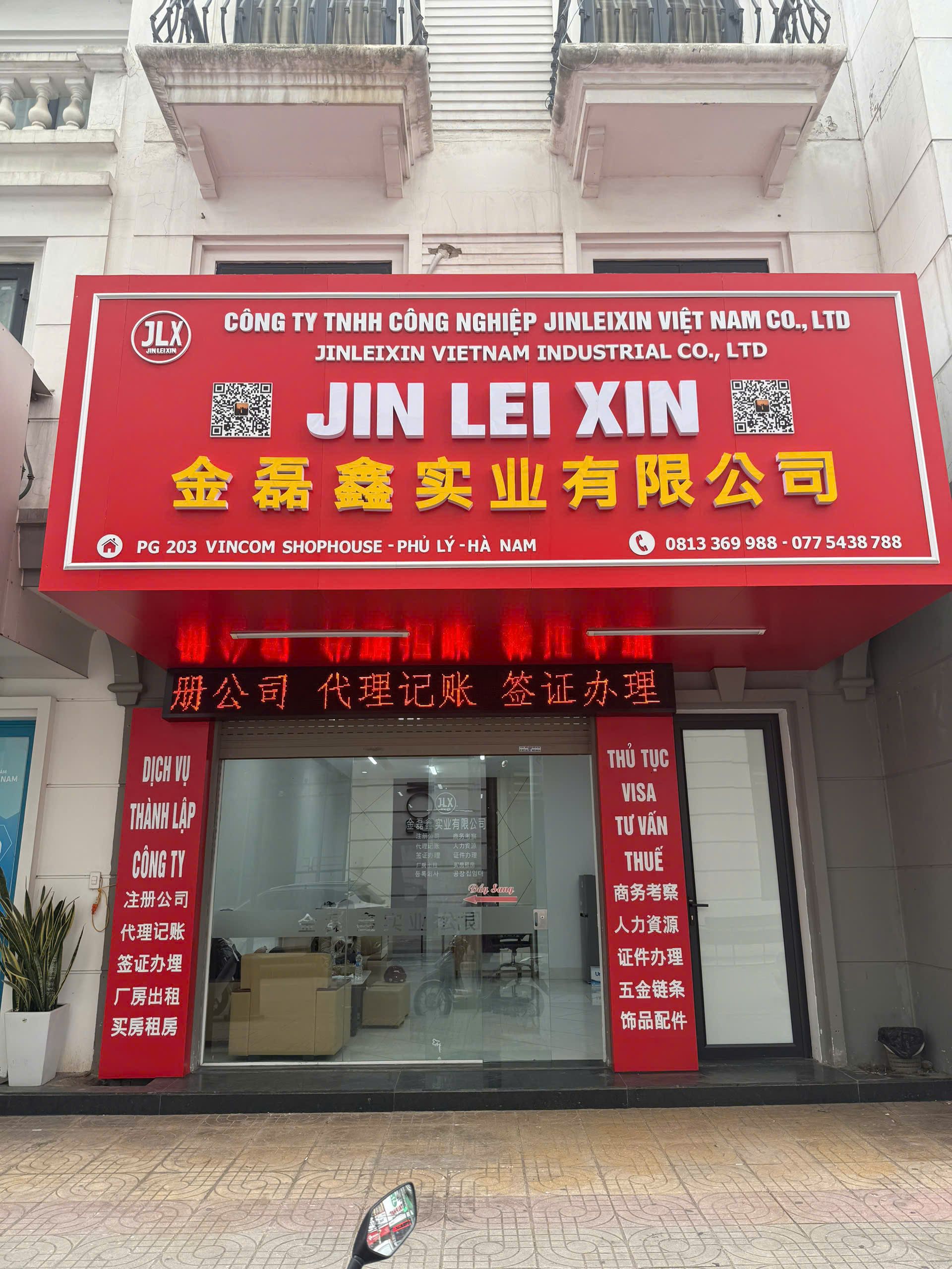 CÔNG TY TNHH CÔNG NGHIỆP JINLEIXIN  VIETNAM