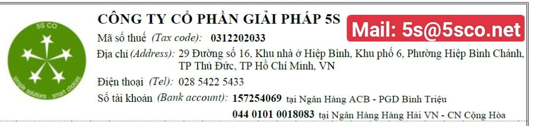 Công ty cổ phần giải pháp 5S