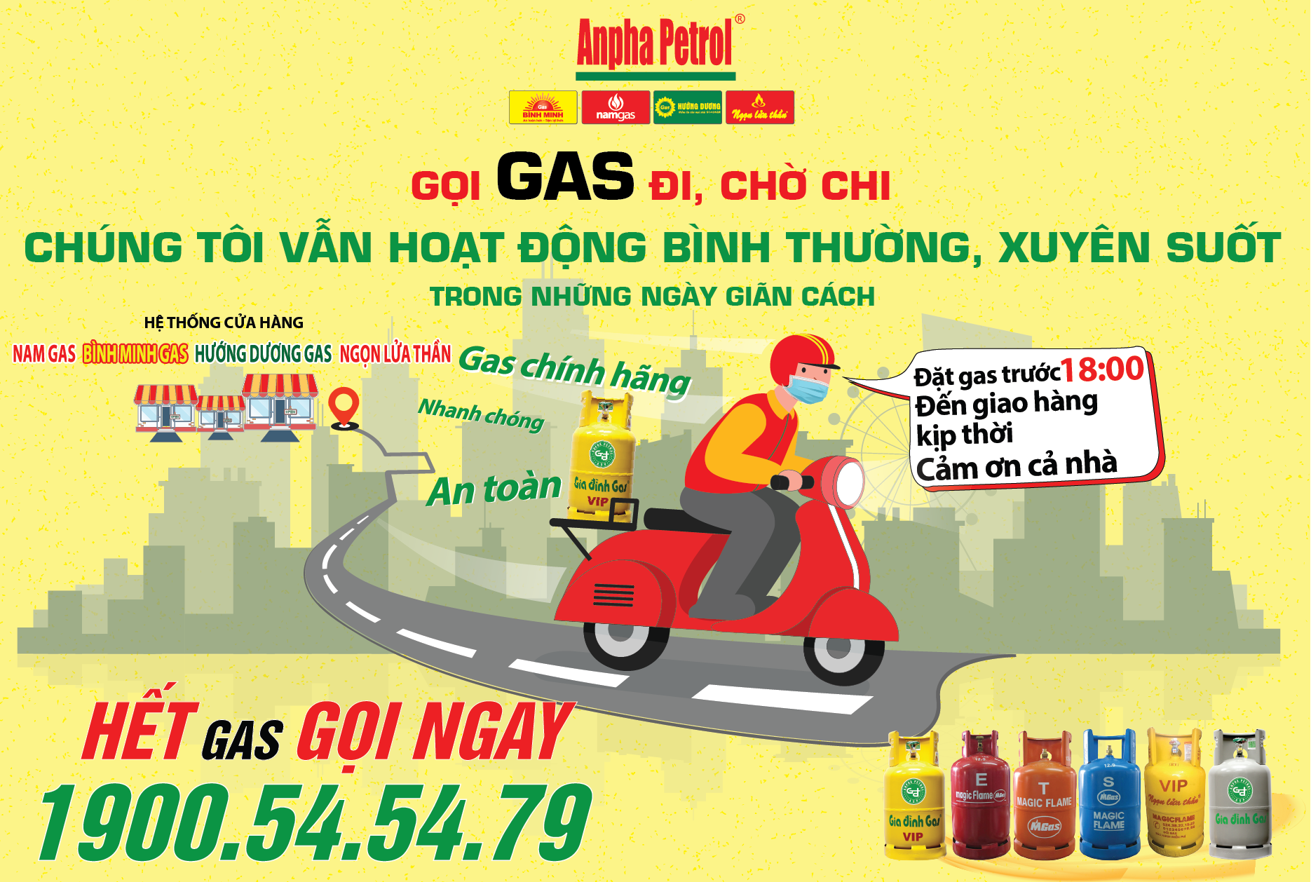 Công Ty CPTM Gas Bình Minh - CN Ngọn Lửa Thần