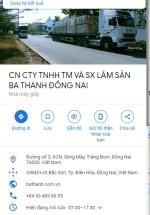CHI NHÁNH CÔNG TY TNHH THƯƠNG MẠI VÀ SẢN XUẤT LÂM SẢN BA THANH TẠI ĐỒNG NAI
