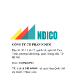 CÔNG TY CỔ PHẦN NDICO