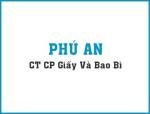 công ty cp giấy và bao bì phú an