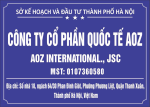 Công ty CP QT AOZ