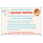 CÔNG TY TNHH VÀNG BẠC QUANG HƯƠNG