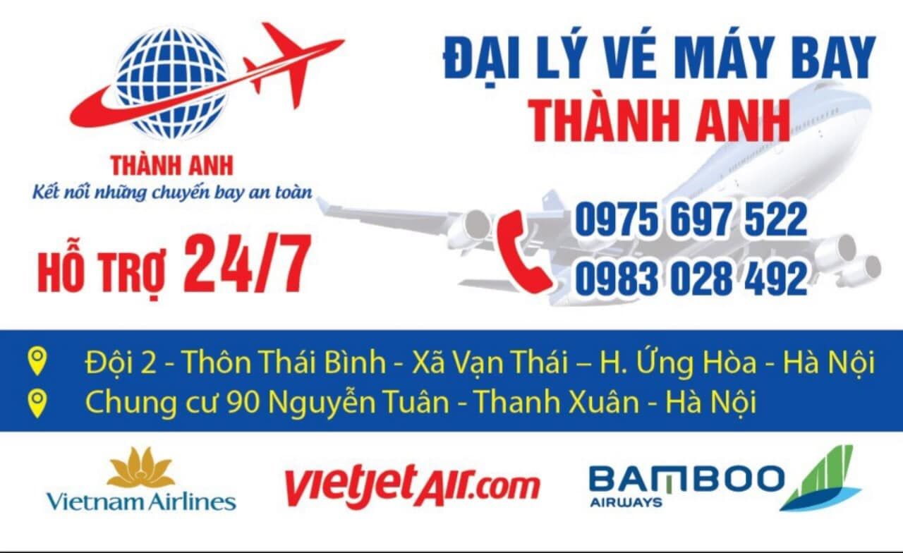 Đại lý vé máy bay Thành Anh