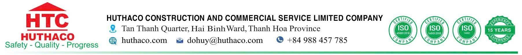 CÔNG TY TNHH XÂY LẮP VÀ DỊCH VỤ THƯƠNG MẠI HUTHACO