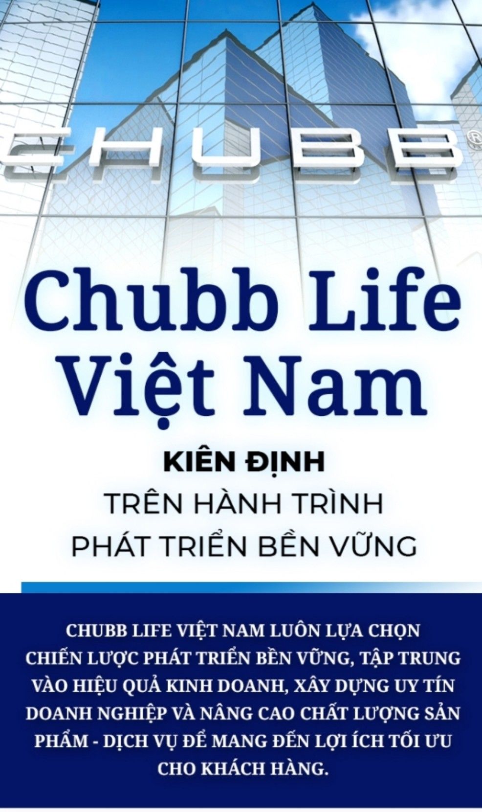 CÔNG TY BHNT CHUBB LIFE VIỆT NAM