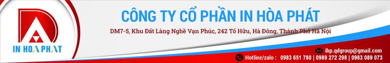 CÔNG TY CỔ PHẦN IN HOÀ PHÁT