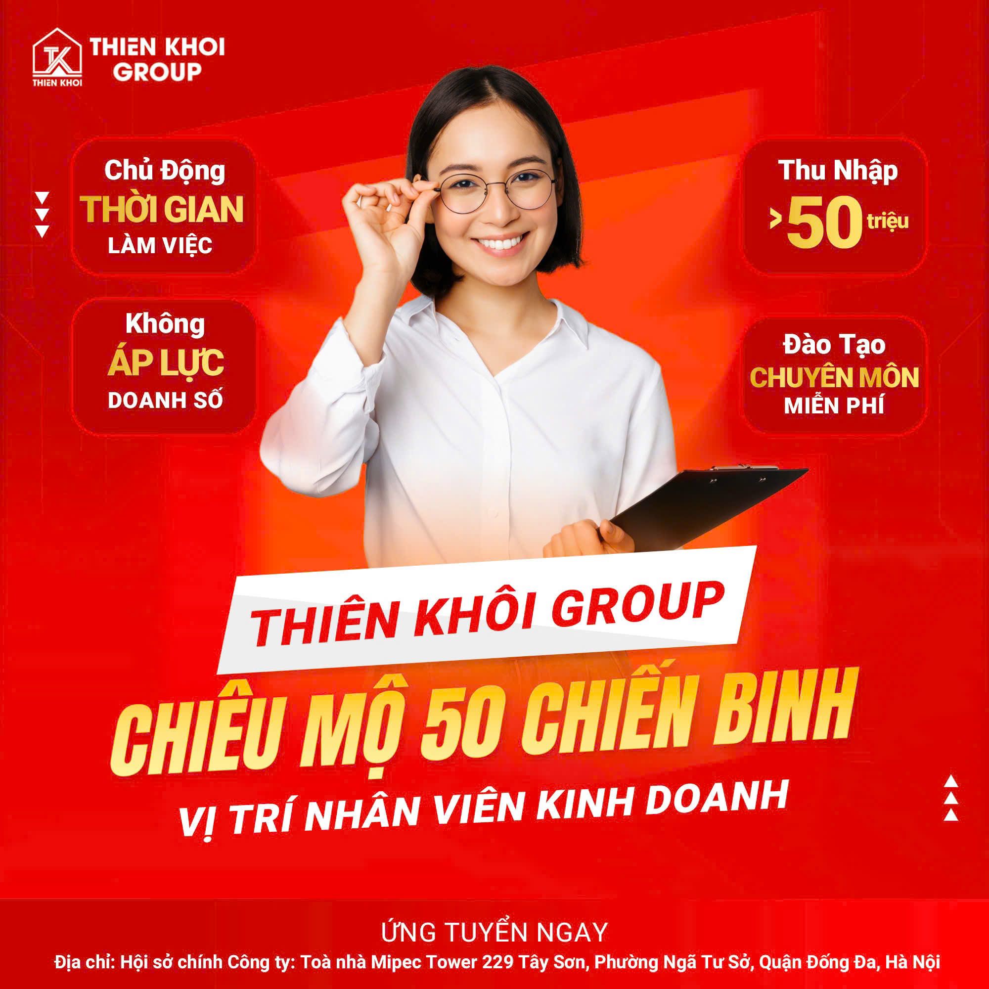 Chuyên Viên Kinh Doanh - Không Y/C Kinh Nghiệm - Tự Do Thời Gian - Tự Chủ Tài Chính