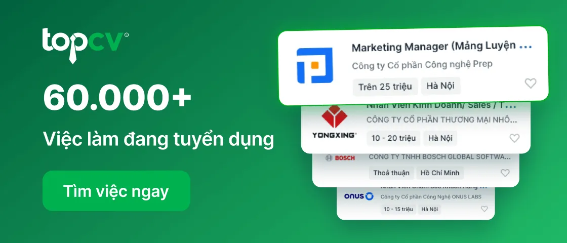 Ảnh banner việc làm