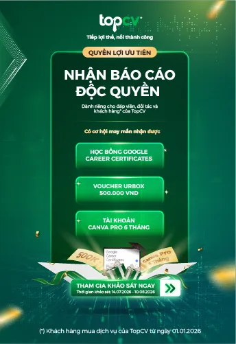 TopCV báo cáo thị trường 2026