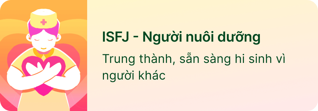 ISFJ - Người nuôi dưỡng
