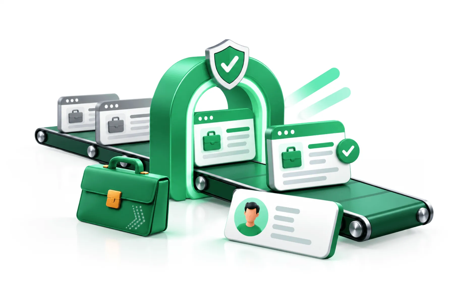Minh hoạ hệ thống tuyển dụng an toàn của TopCV